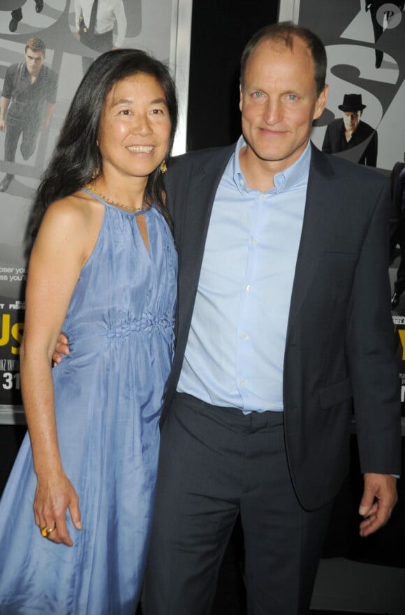 Woody Harrelson et Laura Louie, lors de l'avant-première du film Insaisissables (Now You See Me) à New York le 21 mai 2013