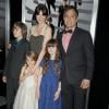 Mark Ruffalo, sa femme Sunrise Coigney et leurs enfants, lors de l'avant-première du film Insaisissables (Now You See Me) à New York le 21 mai 2013
