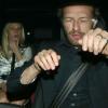Gwyneth Paltrow et Chris Martin arrivent au club Marks à Londres pour la soirée Goop. Le 21 mai 2013