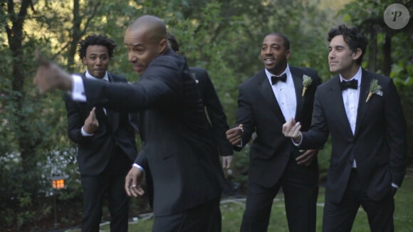 Donald Faison et CaCee Cobb se sont mariés en décembre 2012. Image extraite du savoureux et déjanté teaser de leur film de mariage, qui sera révélé en intégralité début juin 2013