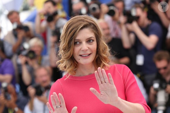 Chiara Mastroianni pendant le photocall du film Les Salauds pour le 66e Festival de Cannes, le 22 mai 2013.