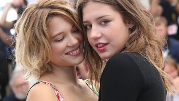 Cannes 2013 : Léa Seydoux et Adèle Exarchopoulos, coquines et complices