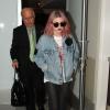 Frances Bean Cobain (fille de Courtney Love et Kurt Cobain) quitte l'aéroport de Los Angeles, le 12 octobre 2012