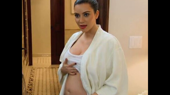 Kim Kardashian enceinte: En pleine échographie elle découvre le sexe de son bébé