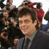 Benicio del Toro lors du photocall du film Jimmy P. au Festival de Cannes le 18 mai 2013