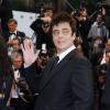 Benicio del Toro lors de la montée des marches du film Jimmy P. au Festival de Cannes le 18 mai 2013