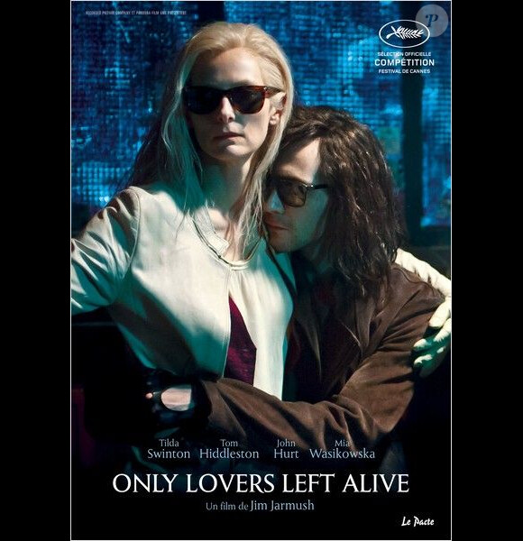 Affiche officielle d'Only Lovers Left Alives, de Jim Jarmusch.
