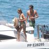 Exclusif - Patrick Dempsey en famille sur un yacht aux Caraïbes le 17 mai 2013