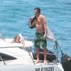 Exclusif - Patrick Dempsey en famille sur un yacht aux Caraïbes le 17 mai 2013