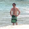 Exclusif - Patrick Dempsey en famille aux Caraïbes le 14 mai 2013