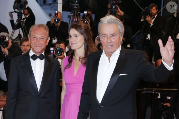 Bertrand Delanoe, Aurelie Filippetti et Alain Delon - Hommage a Alain Delon lors du 66eme festival du film de Cannes. Le 25 mai 2013  Tribute to Alain Delon during the 66th Cannes Film Festival. on may 25th 201325/05/2013 - Cannes