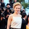 Nicole Kidman en Chnael lors de la montée des marches du film La Vénus à la fourrure au Festival de Cannes le 25 mai 2013