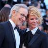 Steven Spielberg et sa femme Kate Capshaw lors de la montée des marches du film La Vénus à la fourrure au Festival de Cannes le 25 mai 2013