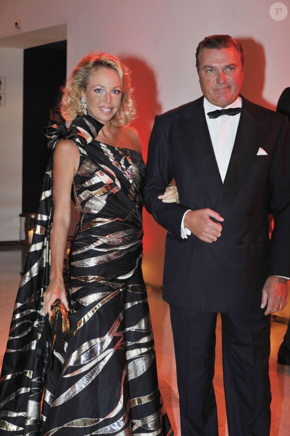 Charles et Camilla de Bourbon-Siciles arrivant au Sporting de Monte-Carlo le 26 mai 2013 pour la soirée de gala du Grand Prix de Monaco, remporté par Nico Rosberg, présidée par le prince Albert et la princesse Charlene de Monaco.