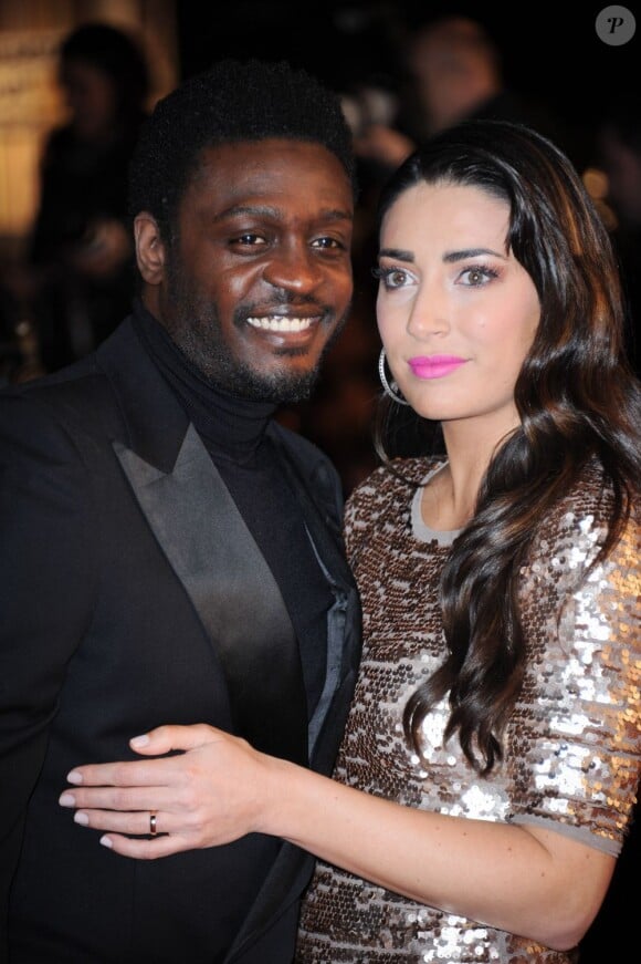 Corneille et sa femme Sofia de Meideros lors des NRJ Music Awards 2013 à Cannes. Le 26 janvier 2013.