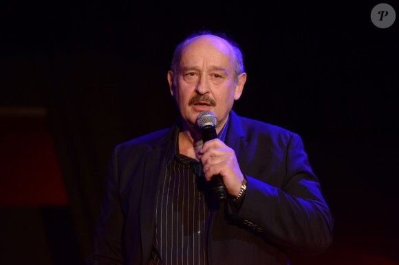 Michel Jonasz à la grande soirée annuelle de Sauveteurs Sans Frontières, organisée le 27 mai 2013, à la salle Wagram à Paris.