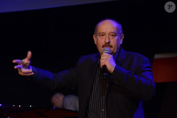 Michel Jonasz lors de la grande soirée annuelle de Sauveteurs Sans Frontières, organisée le 27 mai 2013, à la salle Wagram à Paris.