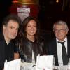 Raphaël Mezrahi, Katia Toledano, Michel Boujenah lors de la grande soirée annuelle de Sauveteurs Sans Frontières, organisée le 27 mai 2013, à la salle Wagram à Paris.