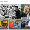 Capture d'écran de la page d'accueil du nouveau site Internet du prince Andrew, duc d'York, mis en ligne en mai 2013.