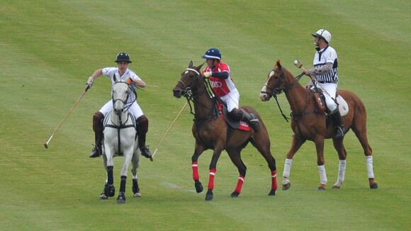 Le prince William le 29 mai 2013 lors du match de polo de l'Audi Challenge à l'hippodrome de Chester.