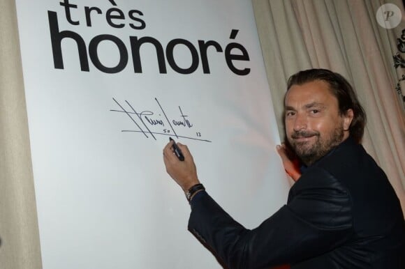 Henri Leconte lors de sa soirée d'anniversaire pour ses 50 ans au restaurant Très Honoré à Paris le 30 mai 2013