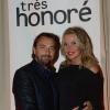 Henri Leconte et son épouse Florentina lors de la soirée d'anniversaire d'Henri Leconte qui célébrait ses 50 ans au restaurant Très Honoré à Paris le 30 mai 2013