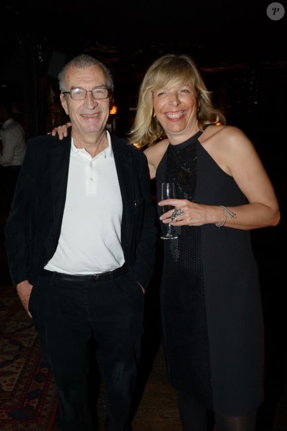 Michel et Rejane Lacoste lors de la soirée d'anniversaire d'Henri Leconte qui célébrait ses 50 ans au restaurant Très Honoré à Paris le 30 mai 2013