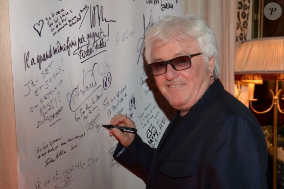 Marc Cerrone lors de la soirée d'anniversaire d'Henri Leconte qui célébrait ses 50 ans au restaurant Très Honoré à Paris le 30 mai 2013