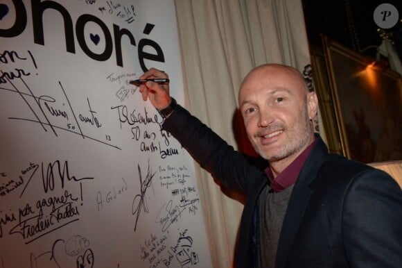 Frank Leboeuf lors de la soirée d'anniversaire d'Henri Leconte qui célébrait ses 50 ans au restaurant Très Honoré à Paris le 30 mai 2013