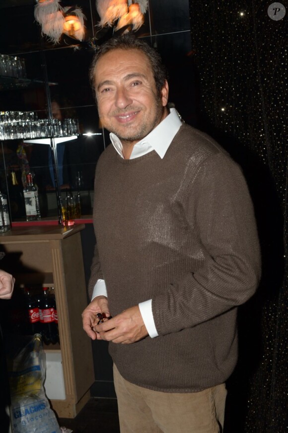 Patrick Timsit lors de la soirée d'anniversaire d'Henri Leconte qui célébrait ses 50 ans au restaurant Très Honoré à Paris le 30 mai 2013