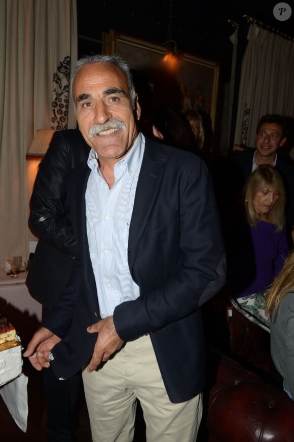 Mansour Barhami lors de la soirée d'anniversaire d'Henri Leconte qui célébrait ses 50 ans au restaurant Très Honoré à Paris le 30 mai 2013