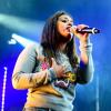 Exclusif - Amel Bent lors du concert NRJ in the Park au Parc Floral. Paris, le 30 mai 2013.
