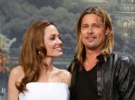 Angelina Jolie, divine à 38 ans: Robe bustier et regards amoureux avec Brad Pitt