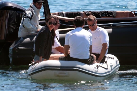 Vladimir Doronin et sa nouvelle compagne Luo Zilin en vacances à Ibiza le 03/06/2013
