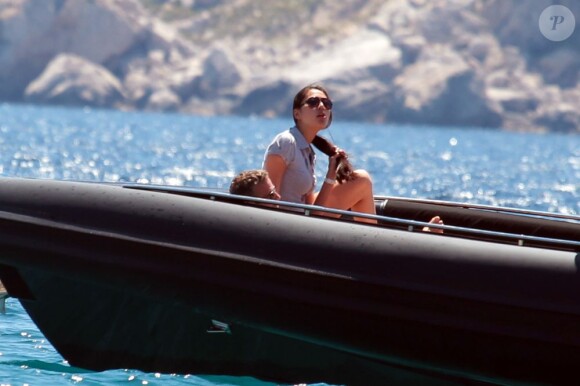 Vladimir Doronin et sa nouvelle compagne Luo Zilin en vacances à Ibiza le 03/06/2013