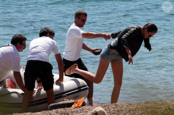Vladimir Doronin et sa nouvelle compagne Luo Zilin en vacances à Ibiza le 03/06/2013