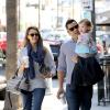 Jessica Alba en famille dans les rues de Los Angeles en mai 2013