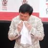 Jackie Chan a immortalisé ses empreintes lors d'une cérémonie à Hollywood, le 6 juin 2013.