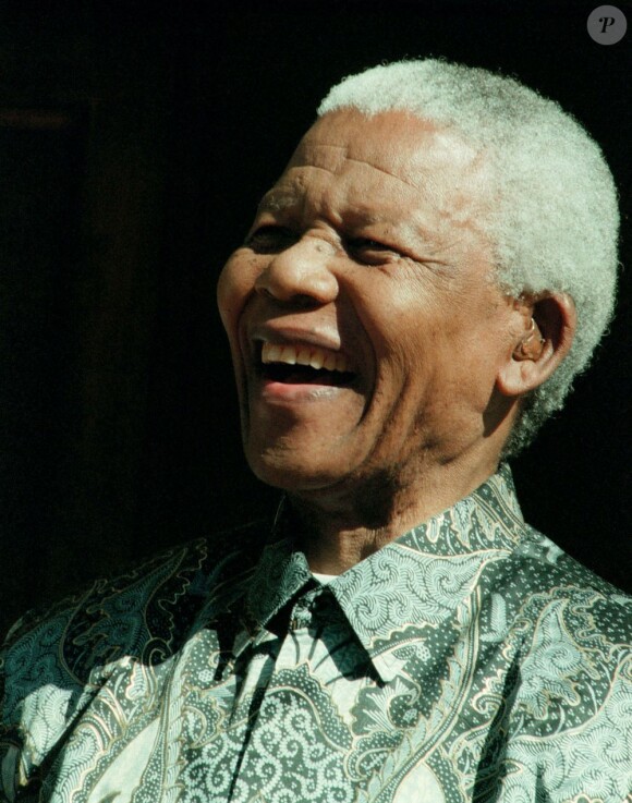 Nelson Mandela à Johannesburg en 1998.