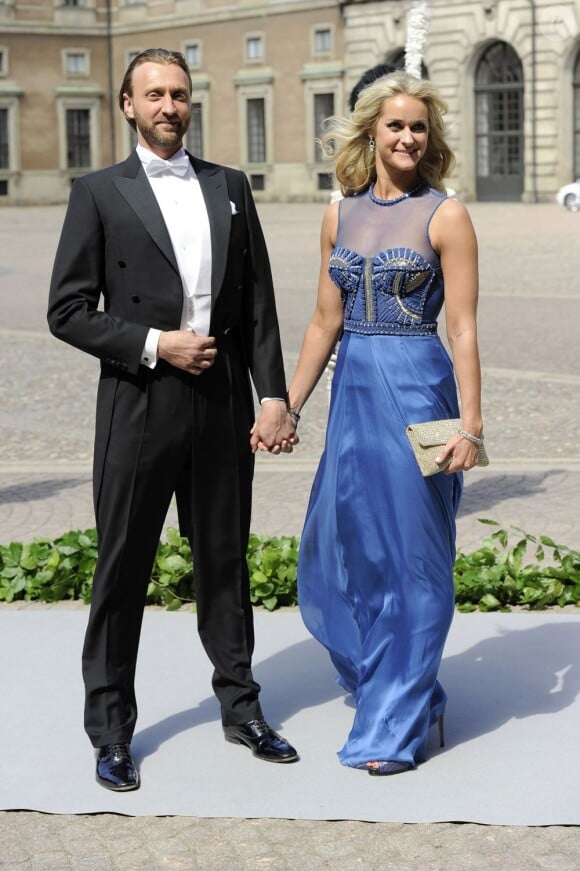 Invités au mariage de la princesse Madeleine de Suède et de Chris O'Neill au palais royal à Stockholm le 8 juin 2013.