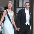  La princesse Tatiana et le prince Nikolaos de Grèce au mariage de la princesse Madeleine de Suède et de Chris O'Neill au palais royal à Stockholm le 8 juin 2013. 