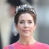 La princesse Mary et le prince Frederik de Danemark au mariage de la princesse Madeleine de Suède et de Chris O'Neill au palais royal à Stockholm le 8 juin 2013.