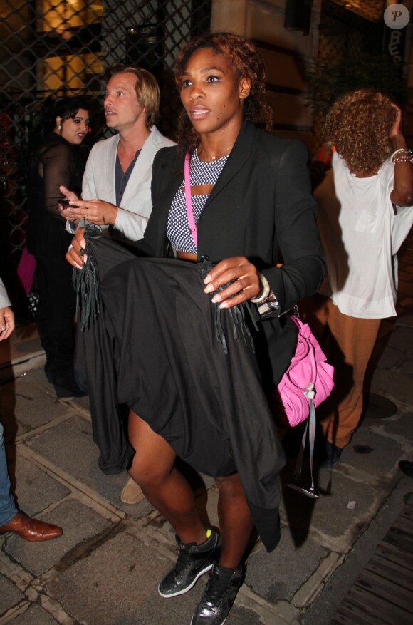 Exclusif - Serena Williams au Buddha-Bar à Paris le 8 juin 2013.