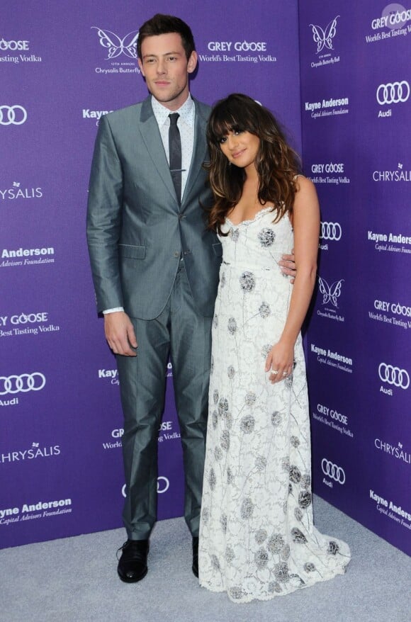 Cory Monteith et Lea Michele posent au Chrysalis Butterfly Ball à Los Angeles, le 8 juin 2013.