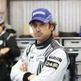Patrick Dempsey toujours séduisant mais anxieux aux 24 heures du Mans, le 9 juin 2013.