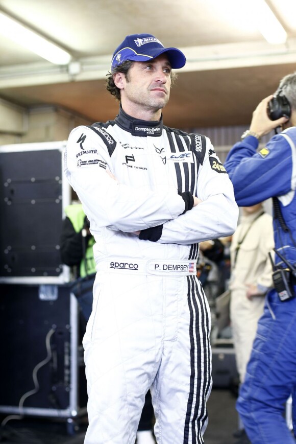 Patrick Dempsey aux 24 heures du Mans, le 9 juin 2013.