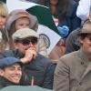 Lukas Haas et son ami Leonardo DiCaprio lors de la finale de Roland-Garros le 9 juin 2013, opposant Rafael Nadal à David Ferrer