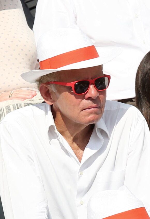 Patrick Poivre d'Arvor à Roland-Garros le 5 juin 2013.