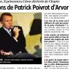 La coquille du journal régional "La Montagne" qui renomme Patrick Poivre d'Arvor en Patrick "Poivrot" d'Arvor le 11 juin 2013.