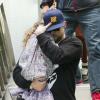 Joel Madden et sa fille Harlow à Sydney, le 15 mai 2013.